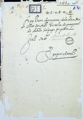 Carta de Fray Juan de Noguera a favor de los religiosos mendicantes sobre concesiones y privilegios pontificios
