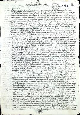 Breve del papa Urbano VIII y documentos de confirmación, traslado y certificación.